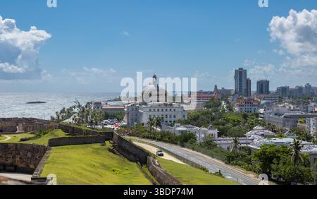 Palazzo del governo di Porto Rico a San Juan, Porto Rico Foto Stock