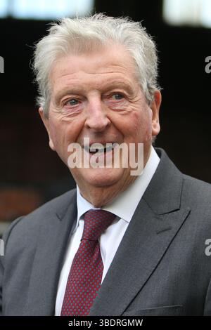 Craven Cottage, Londra, domenica 25 maggio 2025. L'ex allenatore dell'Inghilterra Roy Hodgson durante la partita di Premier League tra il Fulham e il Manchester City al Craven Cottage di Londra, domenica 25 maggio 2025. (Foto: Michael driver | mi News) crediti: MI News & Sport /Alamy Live News Foto Stock