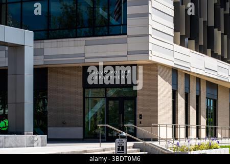 Provo, UT, Stati Uniti d'America – 24 maggio 2024: Il Dipartimento di polizia di Provo fornisce servizi di polizia, pubblica sicurezza e emergenza alla comunità locale. Foto Stock