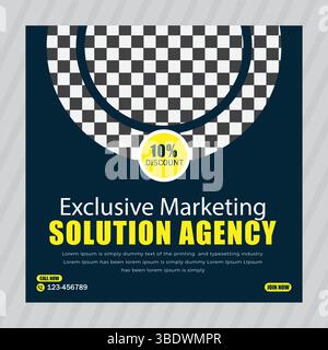 Post sui social media aziendali Illustrazione Vettoriale