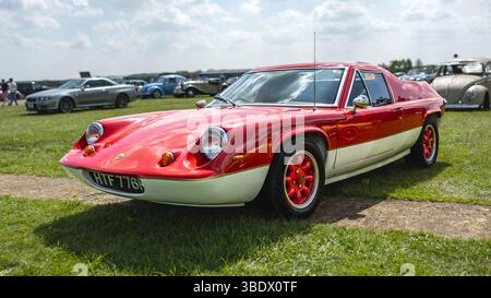 1971 Lotus Europa, in mostra al Bicester Scramble tenutosi il 27 aprile 2025. Foto Stock