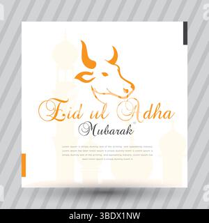 EID ul adha mubarak Illustrazione Vettoriale