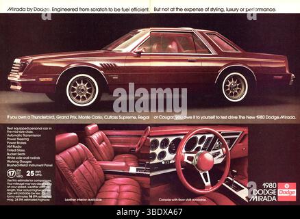 Rivista vintage "Sports Illustrated", 26 novembre 1979, annuncio, USA Foto Stock