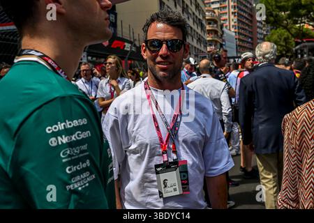 Monte Carlo, Monaco, 25 maggio 2025, Mark Cavendish, campione di ciclismo presente alla giornata del Gran Premio di Monaco 2025, che si svolge a Monte Carlo, Monaco. Crediti: Michael Potts/Alamy Live News Foto Stock
