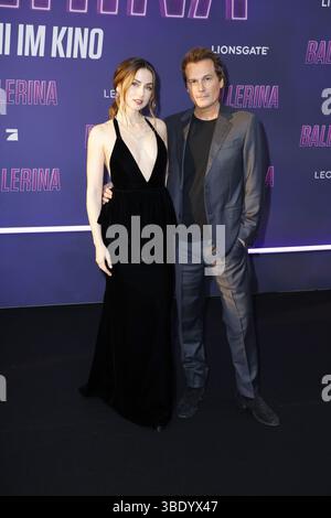 Ana de Armas und Len Wiseman bei der „da The Word of John Wick: Ballerina“ Film Premiere AM 26.05.2025 a Berlino Foto Stock