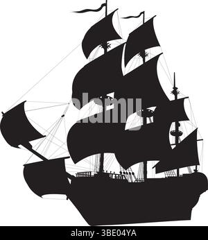 Profilo vettoriale altamente dettagliato Illustrazione Vettoriale