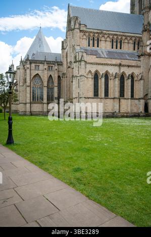 Esterno della cattedrale di York, York, Inghilterra Foto Stock