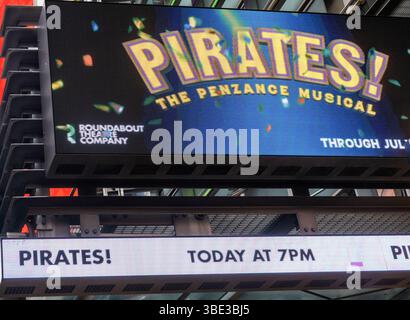 Pirates The Penzance musical a Broadway a Manhattan New York Foto Stock