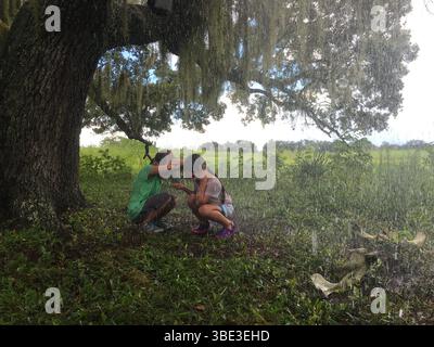 The Florida Project anno : 2017 USA diretto da Sean Baker Valeria cotto, Brooklynn Prince Foto Stock