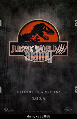 Jurassic World Rebirth anno : 2025 USA Direttore : Gareth Edwards poster americano Foto Stock