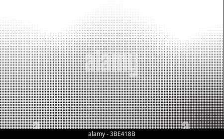 Mezzitoni rumore di fondo - texture sfumatura grana con punti, pointillismo, Dotwork, sabbia, Grunge, sovrapposizione incisa Illustrazione Vettoriale