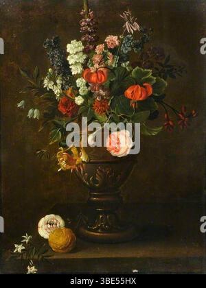 Jean-Baptiste Monnoyer (1636-1699) (attribuito a) - pezzo di fiori Foto Stock