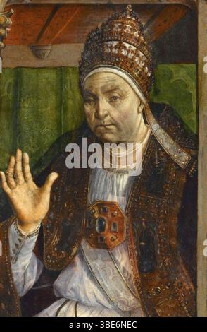 Joos Van Wassenhove e Pedro Berruguete – Sisto Papa IV Foto Stock