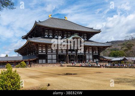 Tempio di Todai-ji, Nara Foto Stock