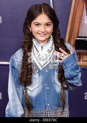 LAS VEGAS, NEVADA, Stati Uniti d'America - MAGGIO 26: Taylen Biggs arriva agli American Music Awards 2025 tenutosi al Fontainebleau di Las Vegas il 26 maggio 2025 a Las Vegas, Nevada, Stati Uniti. (Foto di Xavier Collin/Image Press Agency) Foto Stock