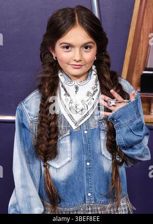 LAS VEGAS, NEVADA, Stati Uniti d'America - MAGGIO 26: Taylen Biggs arriva agli American Music Awards 2025 tenutosi al Fontainebleau di Las Vegas il 26 maggio 2025 a Las Vegas, Nevada, Stati Uniti. (Foto di Xavier Collin/Image Press Agency) Foto Stock