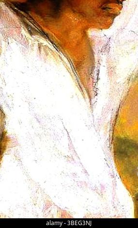 *Il terzo maggio 1808 a Madrid* (dettaglio) di Francisco Goya, dipinto nel 1814. Questa iconica opera raffigura l'esecuzione degli insorti spagnoli da parte dei soldati francesi durante la guerra d'indipendenza spagnola. Foto Stock