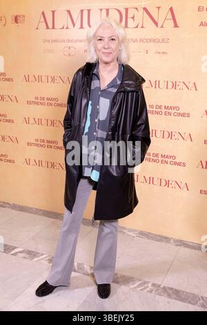 Madrid, Spagna. 6 maggio 2025. Susi Sánchez partecipa alla prima "Almudena" al Cine Estudio del Circulo de Bellas Artes. Credito: SOPA Images Limited/Alamy Live News Foto Stock