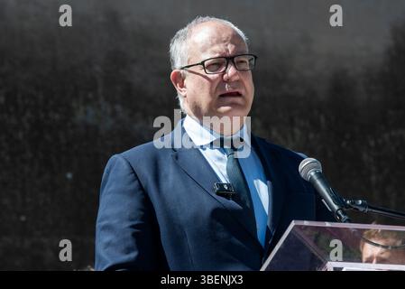 Roma, Italia. 29 maggio 2025. Nella foto Roberto Gualtieri. SOLO PER USO EDITORIALE! NON PER USO COMMERCIALE! Foto Stock