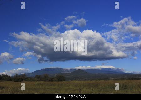 Vista sul vulcano Orosi Foto Stock