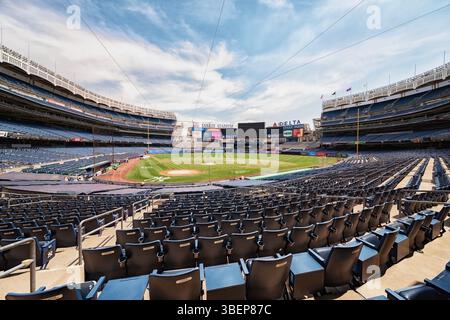 Yankee Stadium, situato nel Bronx, New York City Foto Stock
