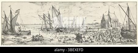 Sconosciuto, Paesi Bassi meridionali, Meyssens, Joannes, Peeters, Bonaventura (i), fallito attacco al forte Kallo, 1638, sconosciuto, fallito attacco al forte Kallo da parte dell'esercito di Stato al comando del conte Willem van Nassau-Siegen il 21 giugno 1638. Ensemble di due tavole e due fogli in olandese e francese, stampa, notizie, stampe, Frederik Muller Historyplates, altezza 710 mm, larghezza 480 mm, Zuid-Nederlands, 1614-07-23 - 1652-07-25, stampatore, 1638 - 1638, secondo trimestre XVII secolo, carta, incisione, pubblicazione (evento), pubblicazione, 1612-05-17 - 1670-09-18, editore, fornitore di privilegi Foto Stock