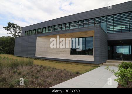 Centro visitatori e museo di Fort Fisher, aperto al pubblico il 30 ottobre 2024 Foto Stock