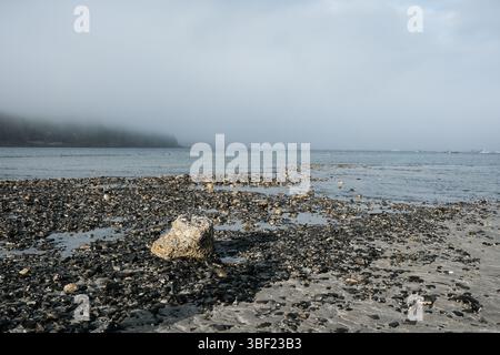 Bar Island Land Bridge con bassa marea Foto Stock