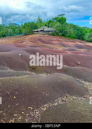 Chamarel Seven Coloured Earth Mauritius Foto Stock