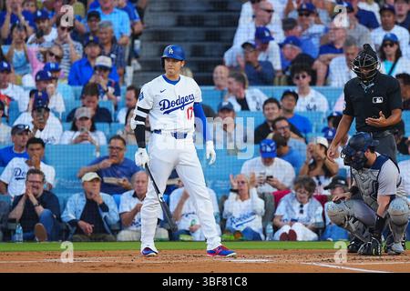 California, Stati Uniti. 30 maggio 2025. Shohei Otani, (Dodgers), 30 maggio 2025 - Baseball: Partita di stagione regolare MLB tra Los Angeles Dodgers e New York Yankees al Dodger Stadium in California, USA. Crediti: Creative 2/AFLO/Alamy Live News Foto Stock