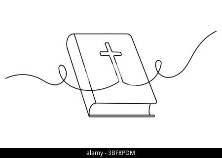 Icona cristiana minimalista di tre croci Illustrazione Vettoriale