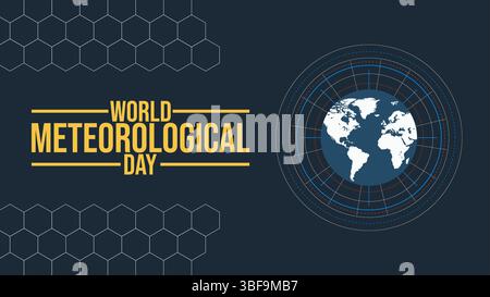 Giornata meteorologica Mondiale: La scienza dietro il nostro clima Illustrazione Vettoriale
