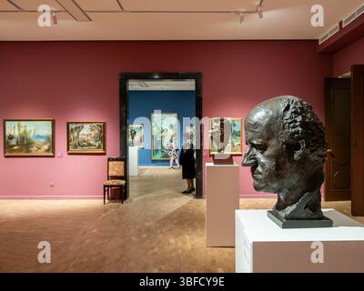 Erevan, Armenia - 10 maggio 2025: Interno della Galleria Nazionale dell'Armenia. NGA è il più grande museo d'arte in Armenia nella città di Erevan Foto Stock