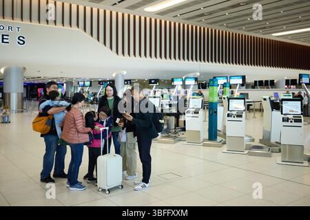 Aeroporto di Manchester Terminal 2 Foto Stock