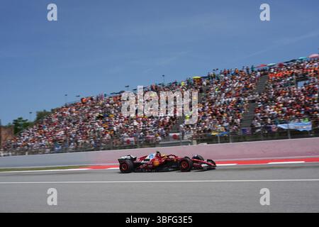 Barcellona, spagnolo. 1 giugno 2025. 01.06.2025, Circuit de Catalunya, Barcellona, Formula 1 Aramco Gran Premio di Spagna 2025, nella foto: Lewis Hamilton (GBR), Scuderia Ferrari HP/dpa/Alamy Live News Foto Stock