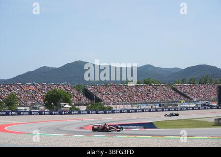 Barcellona, spagnolo. 1 giugno 2025. 01.06.2025, Circuit de Catalunya, Barcellona, Formula 1 Aramco Gran Premio di Spagna 2025, nella foto: Lewis Hamilton (GBR), Scuderia Ferrari HP/dpa/Alamy Live News Foto Stock