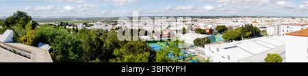 Vista della città di Chiclana dall'eremo di Santa Ana Foto Stock