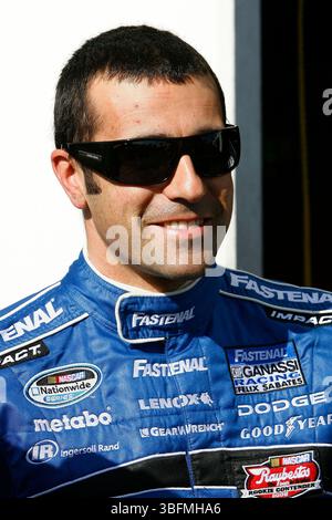 Daytona Beach, Florida, Stati Uniti. 14 febbraio 2008. Daytona Beach, Florida - 14 febbraio 2008: Daytona Beach, Florida. Dario Franchitti durante le prove per il Camping World 300 a Daytona. (Credit Image: © Walter G. Arce Sr./ASP via ZUMA Press Wire) SOLO PER USO EDITORIALE! Non per USO commerciale! Foto Stock