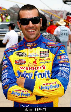 Brooklyn, mi, Stati Uniti. 15 giugno 2008. Brooklyn, mi USA - 15 giugno 2008: Dario Franchitti durante la pre-gara al LifeLock 400. (Credit Image: © Walter G. Arce Sr./ASP via ZUMA Press Wire) SOLO PER USO EDITORIALE! Non per USO commerciale! Foto Stock