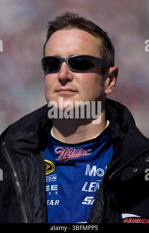 Daytona Beach, Florida, Stati Uniti. 14 febbraio 2008. Daytona Beach, Florida USA - 14 febbraio 2008: Kurt Busch durante la prerace al Daytona International Speedway prima della corsa del Gatorade Duel a Daytona Beach, Florida. (Credit Image: © Walter G. Arce Sr./ASP via ZUMA Press Wire) SOLO PER USO EDITORIALE! Non per USO commerciale! Foto Stock