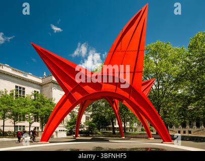 La scultura Stegosaurus Alfred E. Burr Mall   Hartford, Connecticut, Stati Uniti d'America Foto Stock