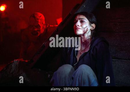 Until Dawn è un film del 2025 diretto da David F. Sandberg e scritto da Gary Dauberman e Blair Butler Foto Stock