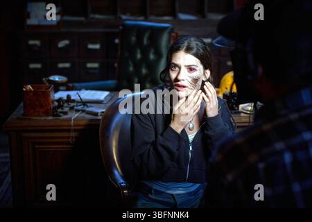 Until Dawn è un film del 2025 diretto da David F. Sandberg e scritto da Gary Dauberman e Blair Butler Foto Stock