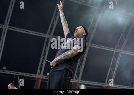New Found Glory al Slam Dunk Festival Italia, Milano. Foto di Davide Merli - Alamy Foto Stock