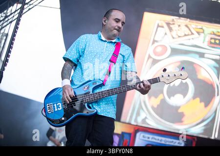 New Found Glory al Slam Dunk Festival Italia, Milano. Foto di Davide Merli - Alamy Foto Stock