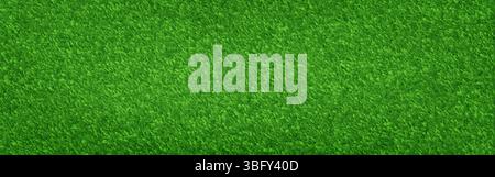 Consistenza dell'erba. Sfondo verde realistico con effetto fogliame. Natura, sport o giardino. Carta da parati da calcio o da calcio. Carpe estiva verde Illustrazione Vettoriale