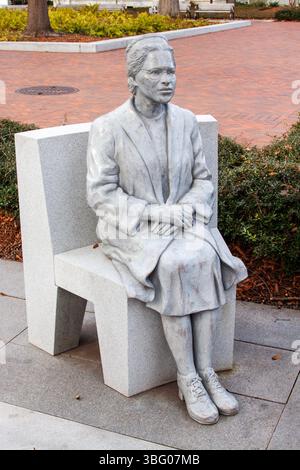 Rosa Parks di mezza eta' e anziana si fronteggiano ad Atlanta, Geaorgia Foto Stock