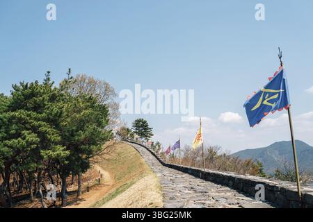 Fortezza di Miryang Eupseong a Miryang, Corea Foto Stock