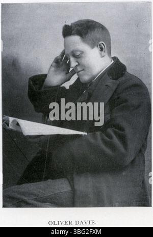 Oliver DAVIE (1857-1911) è stato un tassidermista ed ornitologo esperto nato a Xenia, Ohio. Ha scritto libri come "Nests and Eggs of North American Birds" e "Methods in the Art of Taxidermy". La sua collezione di 570 uccelli ripieni fu esposta all'Olentangy Park. Foto Stock