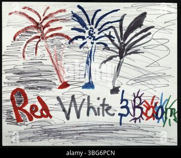 Questa cartolina, creata dai volontari del Summer Reading Club 2012 presso la Columbus Metropolitan Library, celebra il 200° anniversario di Colombo. Il design presenta elementi della storia della città e della missione educativa della biblioteca. Foto Stock